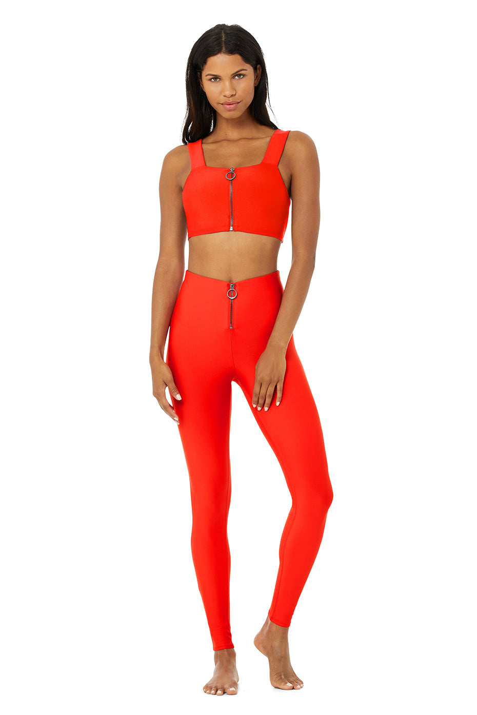 High-Waist Fast Legging - Cherry