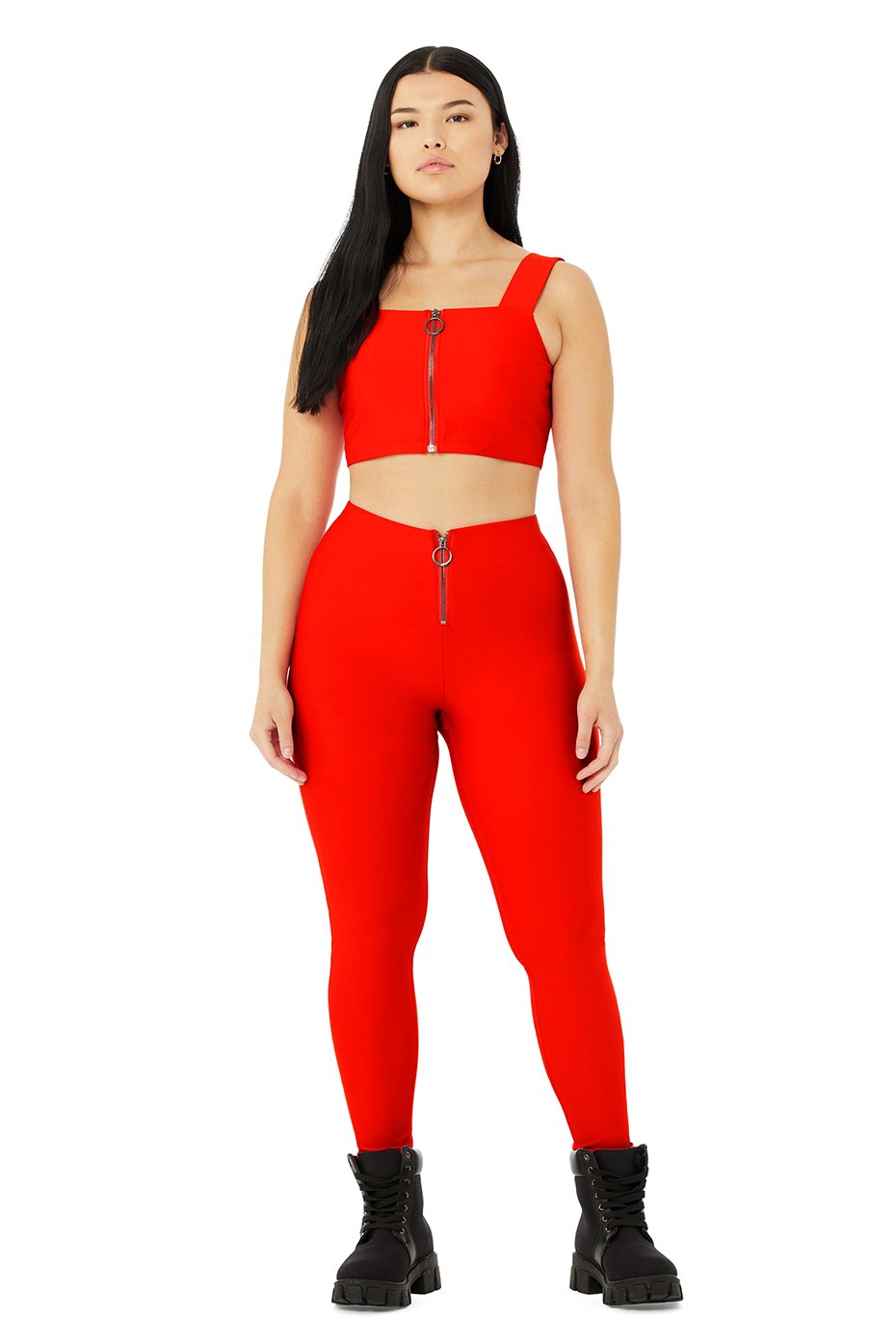 High-Waist Fast Legging - Cherry