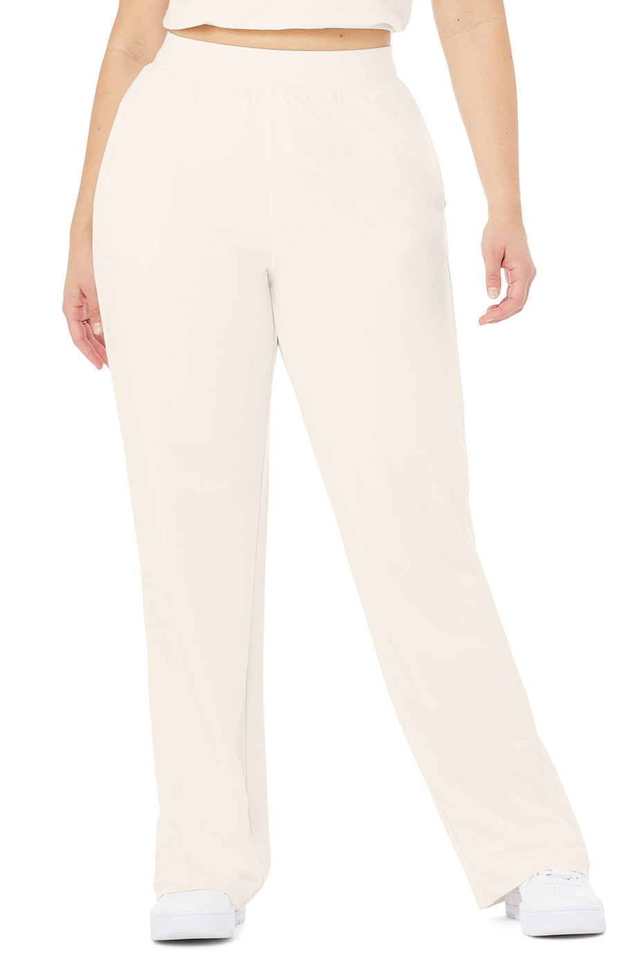High-Waist Dreamy Wide Legging Pant - Ivory