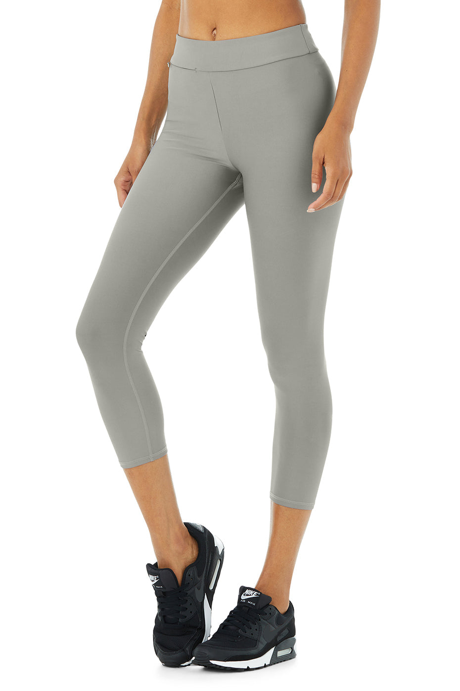 Airlift High-Waist Conceal-Zip Capri - Sterling