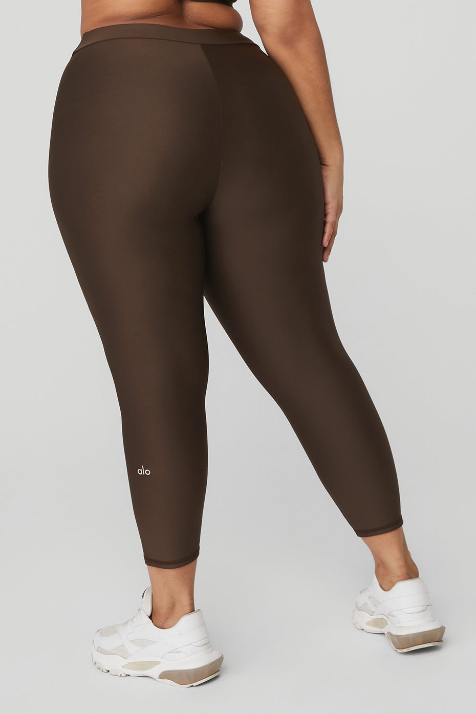 Airlift High-Waist Conceal-Zip Capri - Espresso
