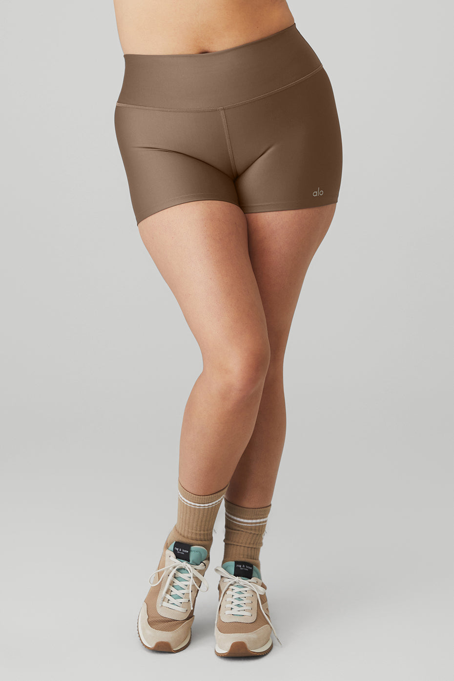 3" High-Waist Airlift Short - Hot Cocoa