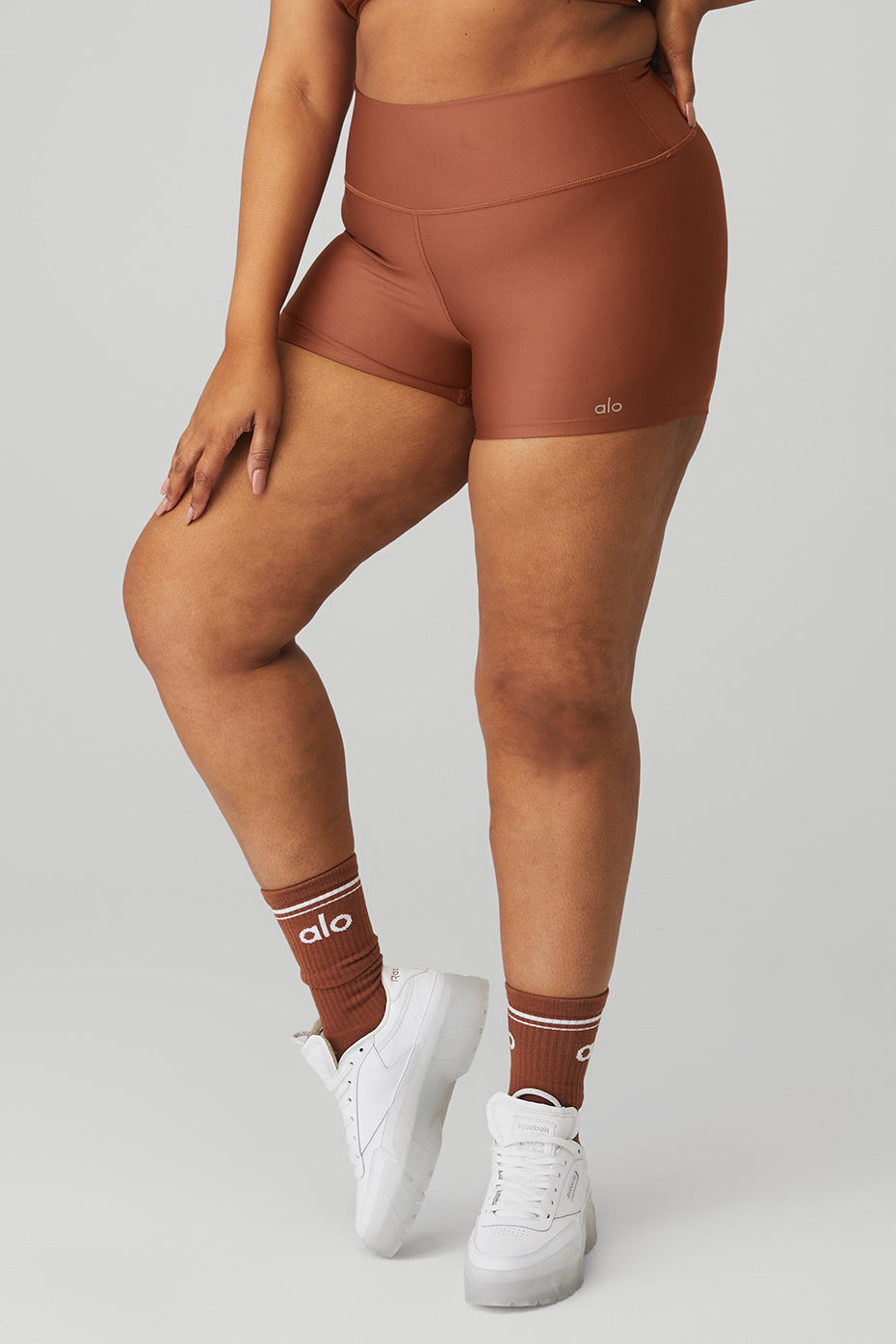 3" High-Waist Airlift Short - Rust