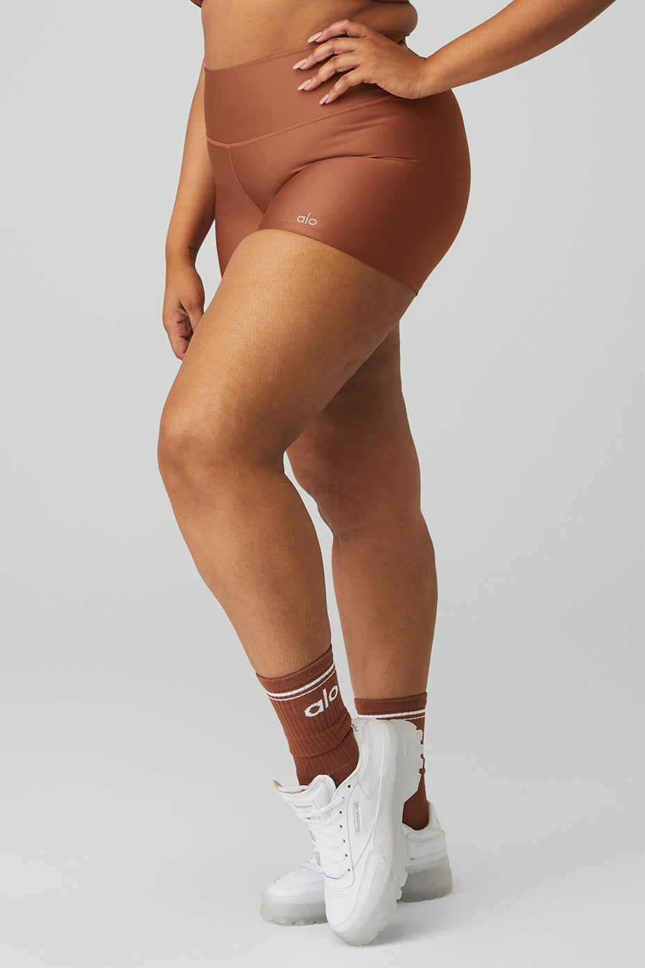 3" High-Waist Airlift Short - Rust