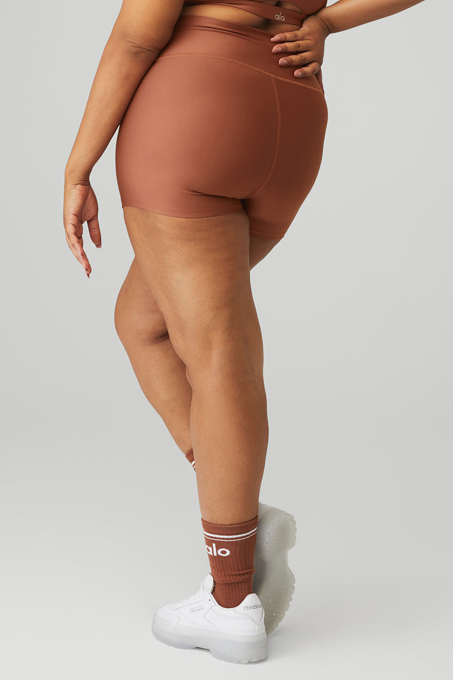 3" High-Waist Airlift Short - Rust