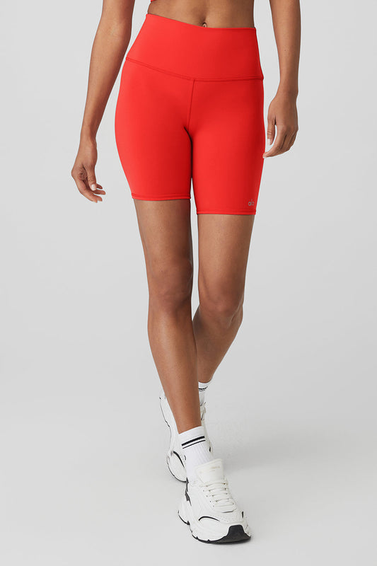 7" High-Waist Biker Short - Red Hot Summer