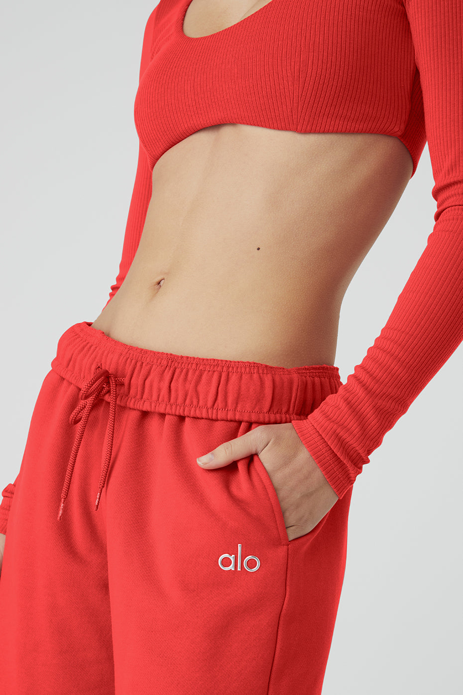 Accolade Sweat Short - Red Hot Summer
