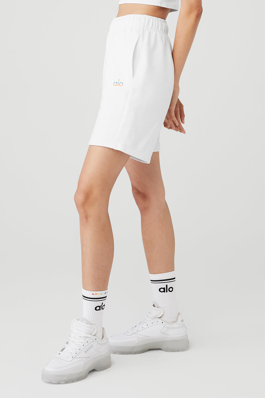 Pride Accolade Sweat Short - White