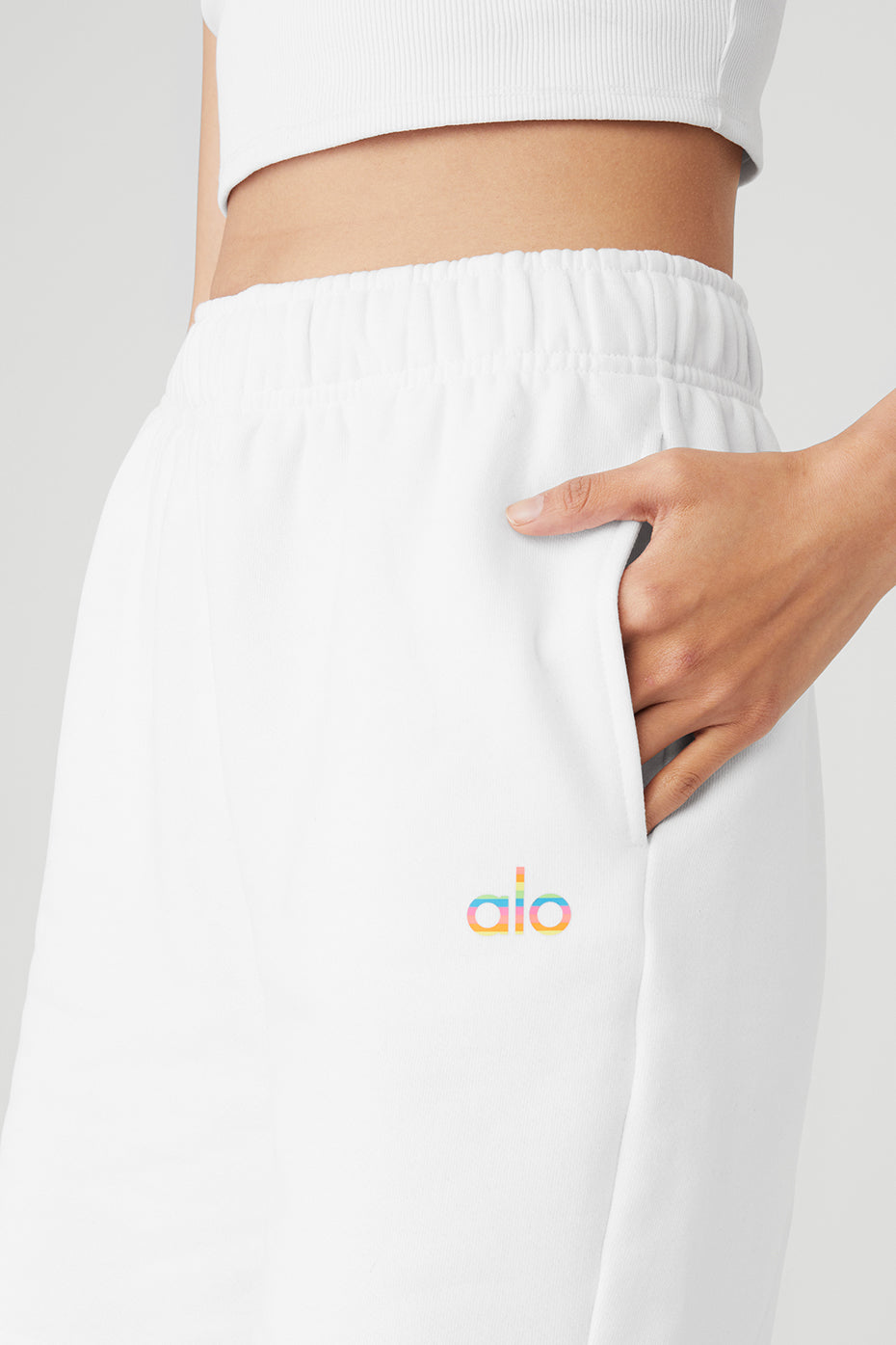 Pride Accolade Sweat Short - White