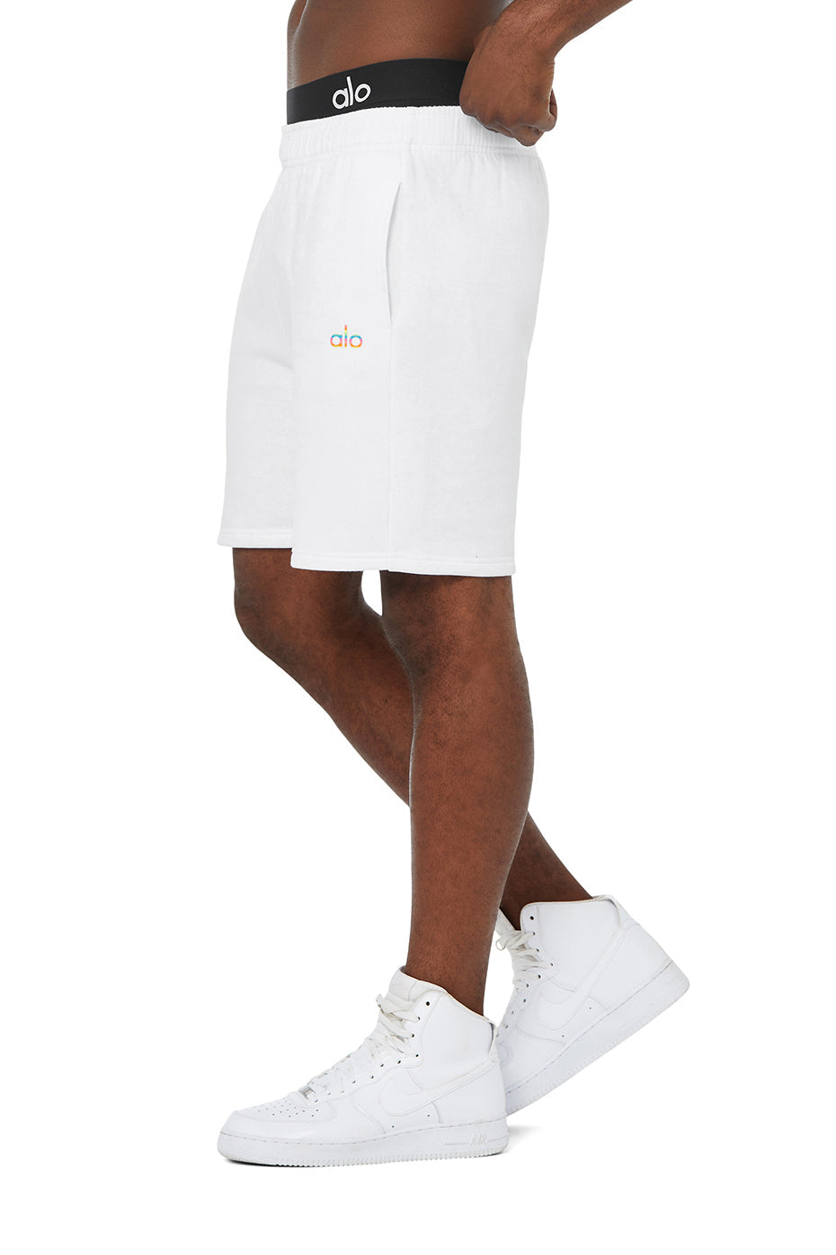 Pride Accolade Sweat Short - White