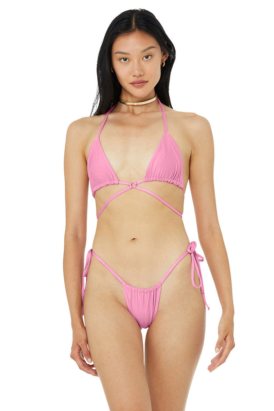 Alo x Frankies Bikinis Tatum Top - 90's Pink