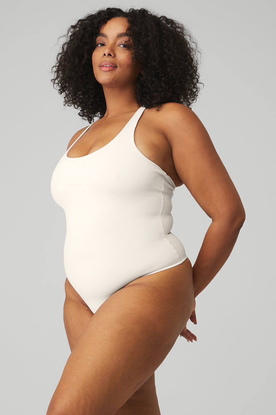 Sleek Back Bodysuit - Ivory
