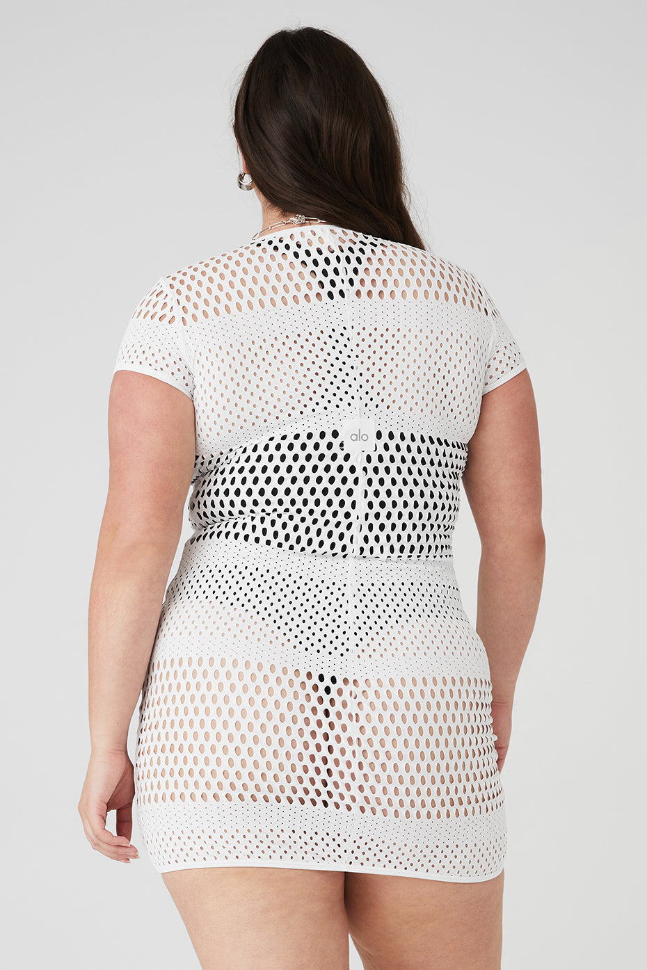 Mesh Haute Summer Dress - White