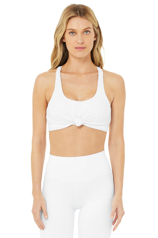 Knot Bra - White