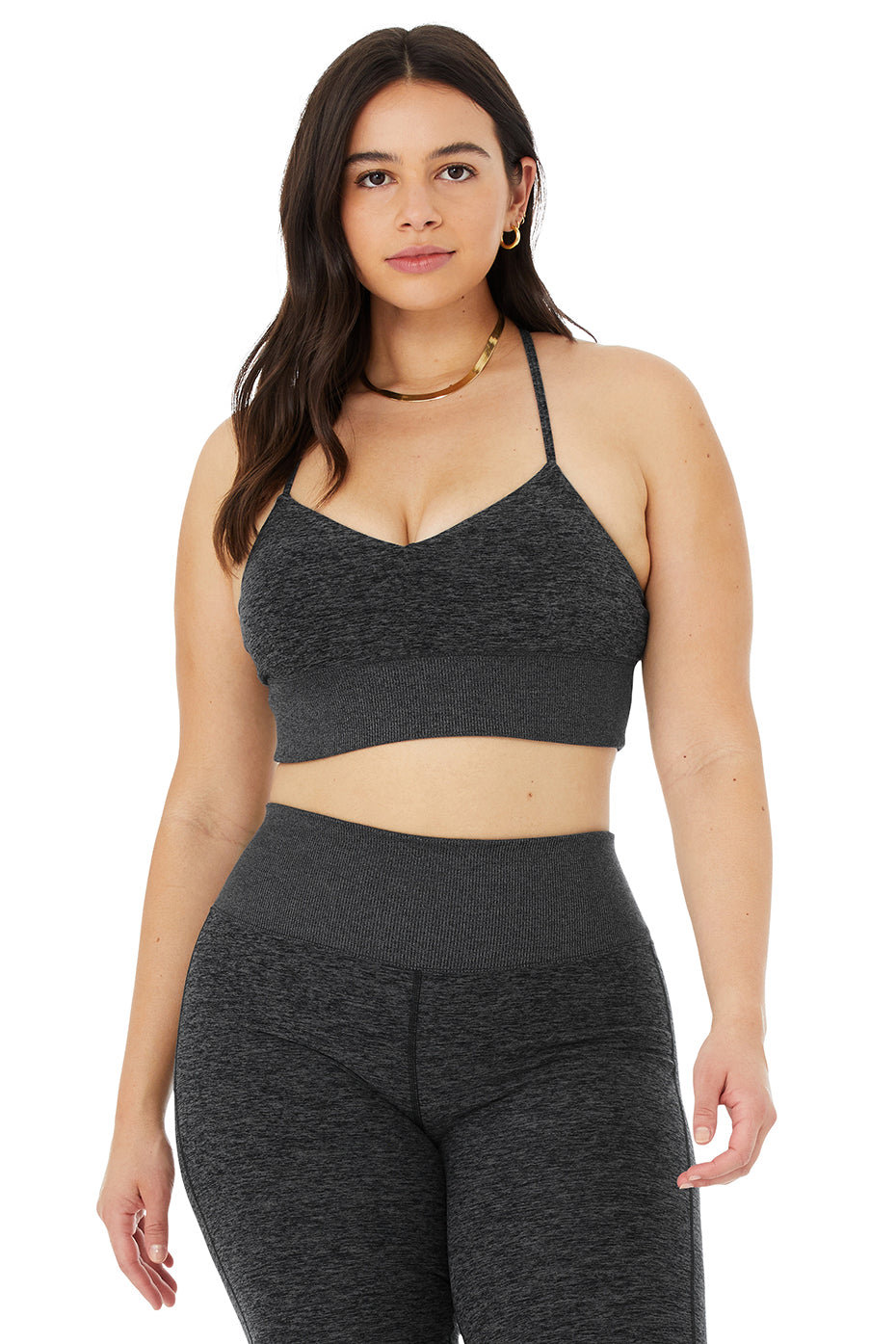 Alosoft Lavish Bra - Dark Heather Grey