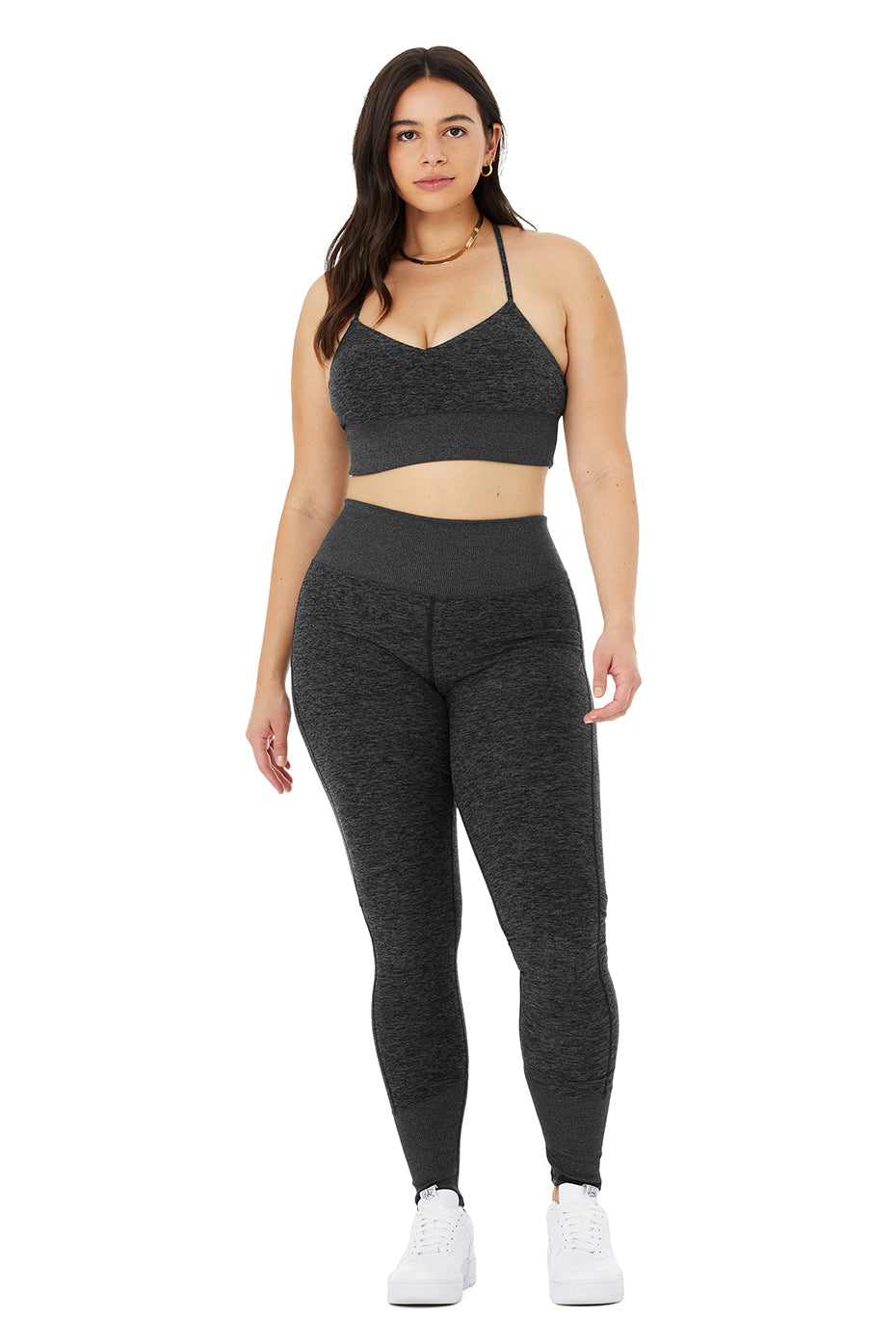 Alosoft Lavish Bra - Dark Heather Grey