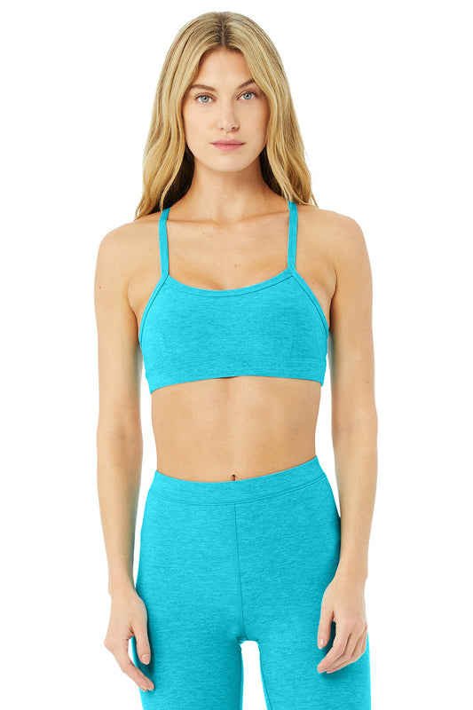 Alosoft Gratitude Bra - Bright Aqua Heather