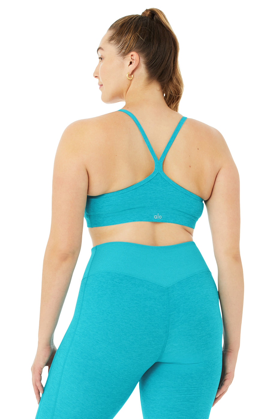 Alosoft Gratitude Bra - Bright Aqua Heather