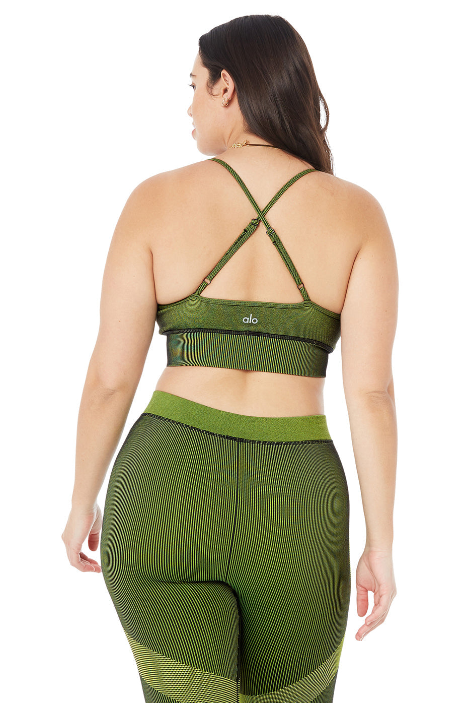 Seamless Illusion Bralette - Anthracite/Highlighter