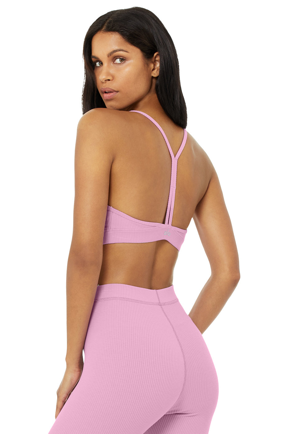 Ribbed Blissful Bra - Pink Lavender