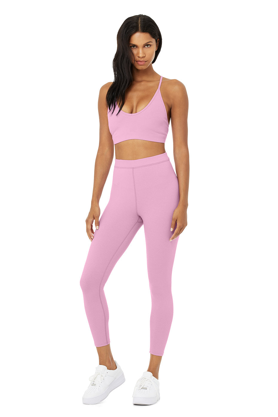 Ribbed Blissful Bra - Pink Lavender