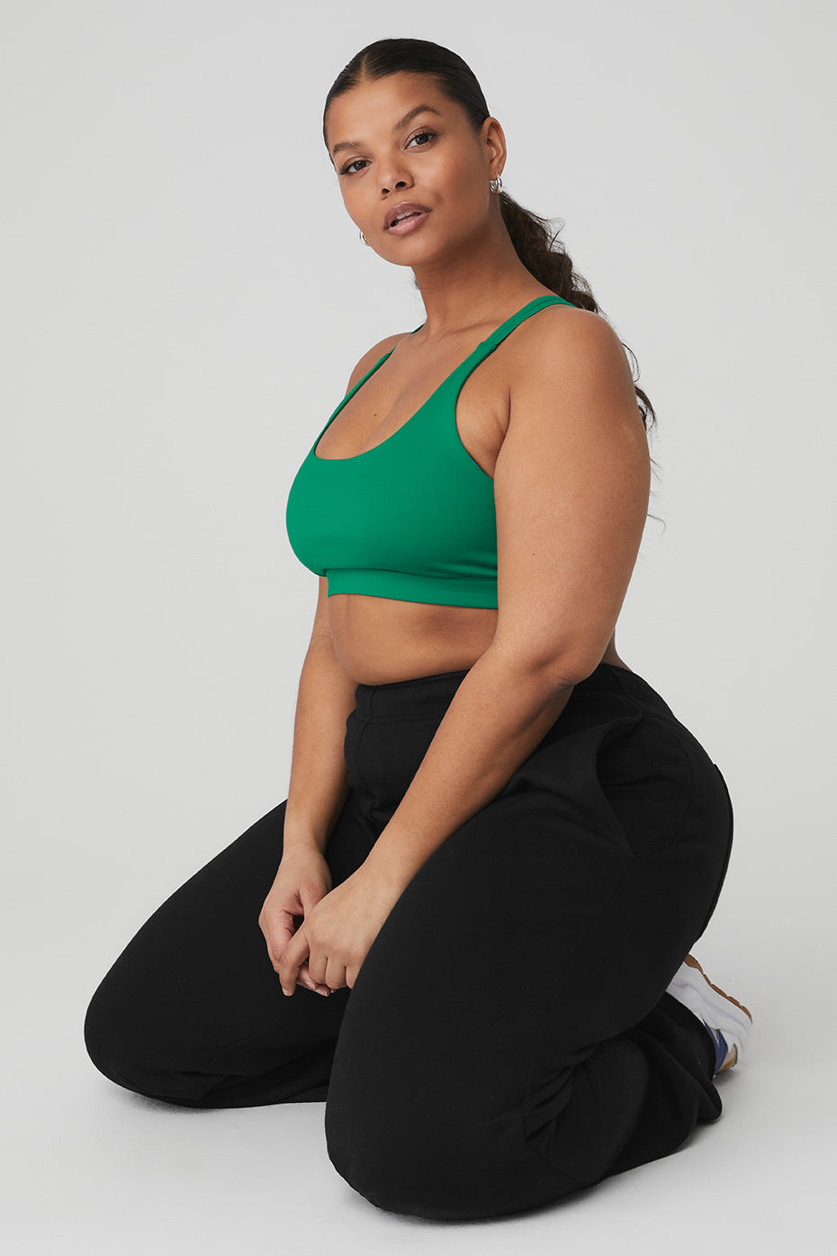 Airbrush Suspension Bra - Green Emerald