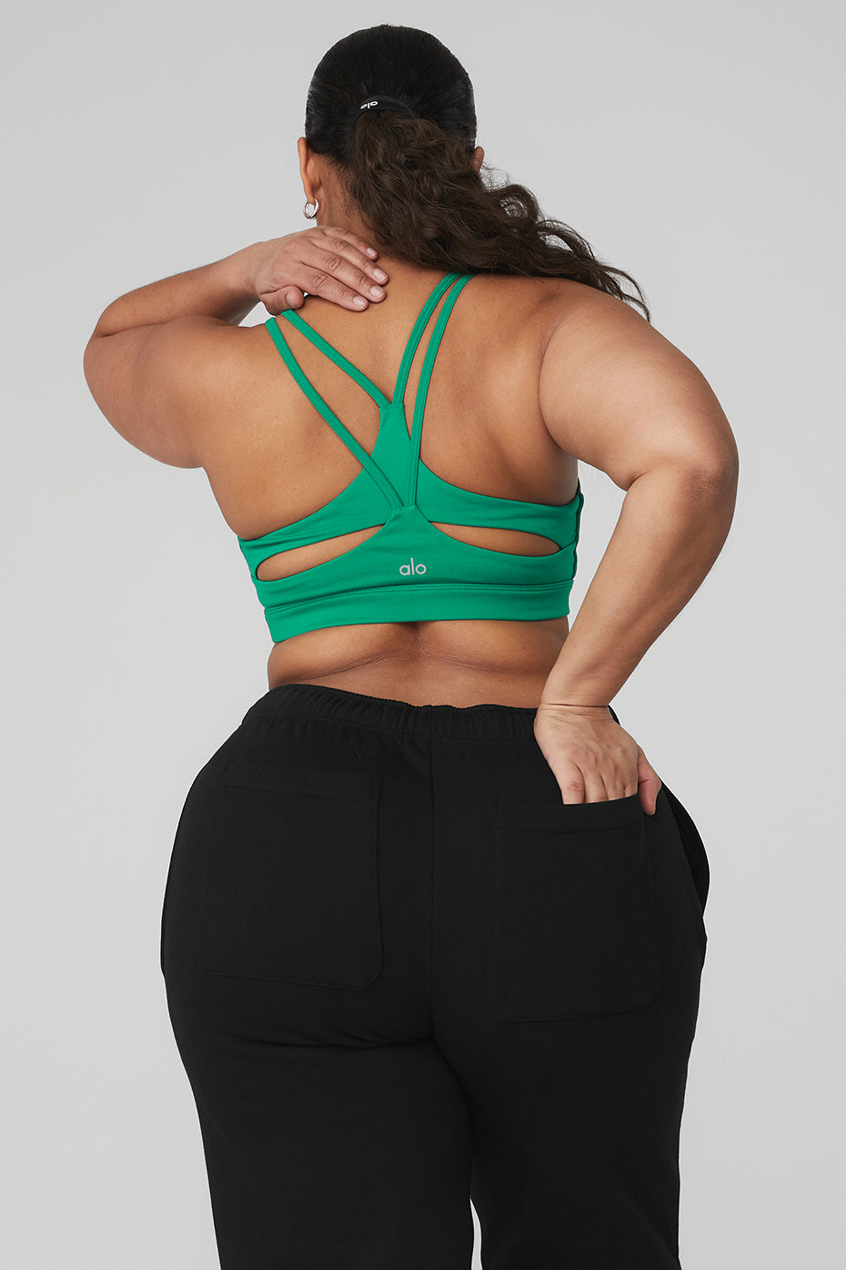 Airbrush Suspension Bra - Green Emerald
