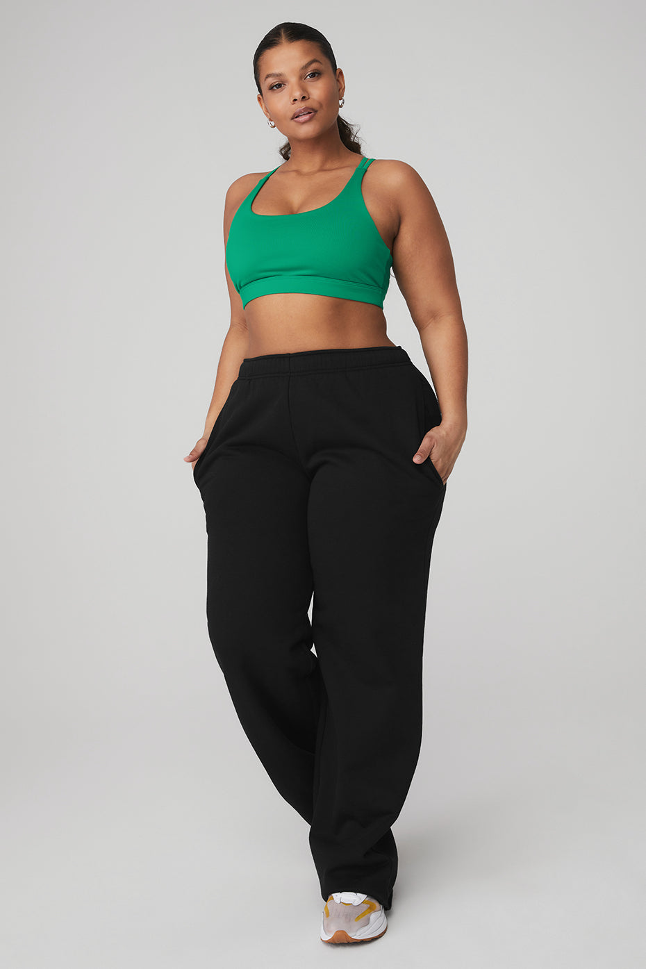Airbrush Suspension Bra - Green Emerald