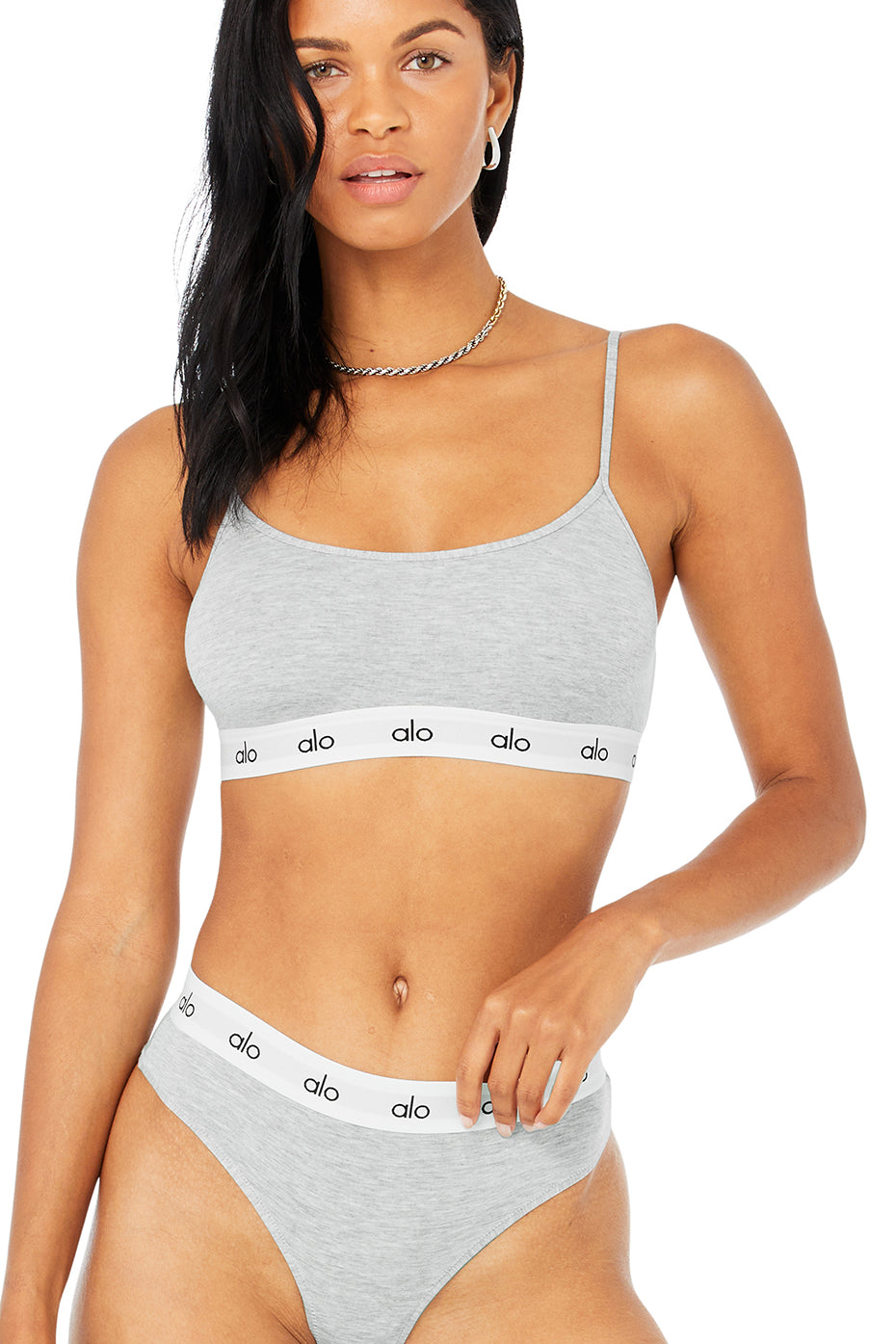 Icon Cami Bra - Athletic Heather Grey