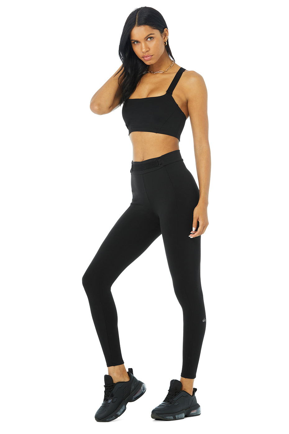 Visionary Bra & High-Waist 7/8 Visionary Legging Set - Black