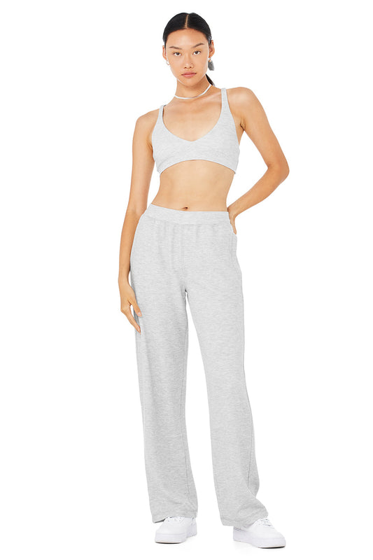 Micro Waffle Pleasant Bra & Micro Waffle High-Waist Pleasant Wide Leg Pant Set