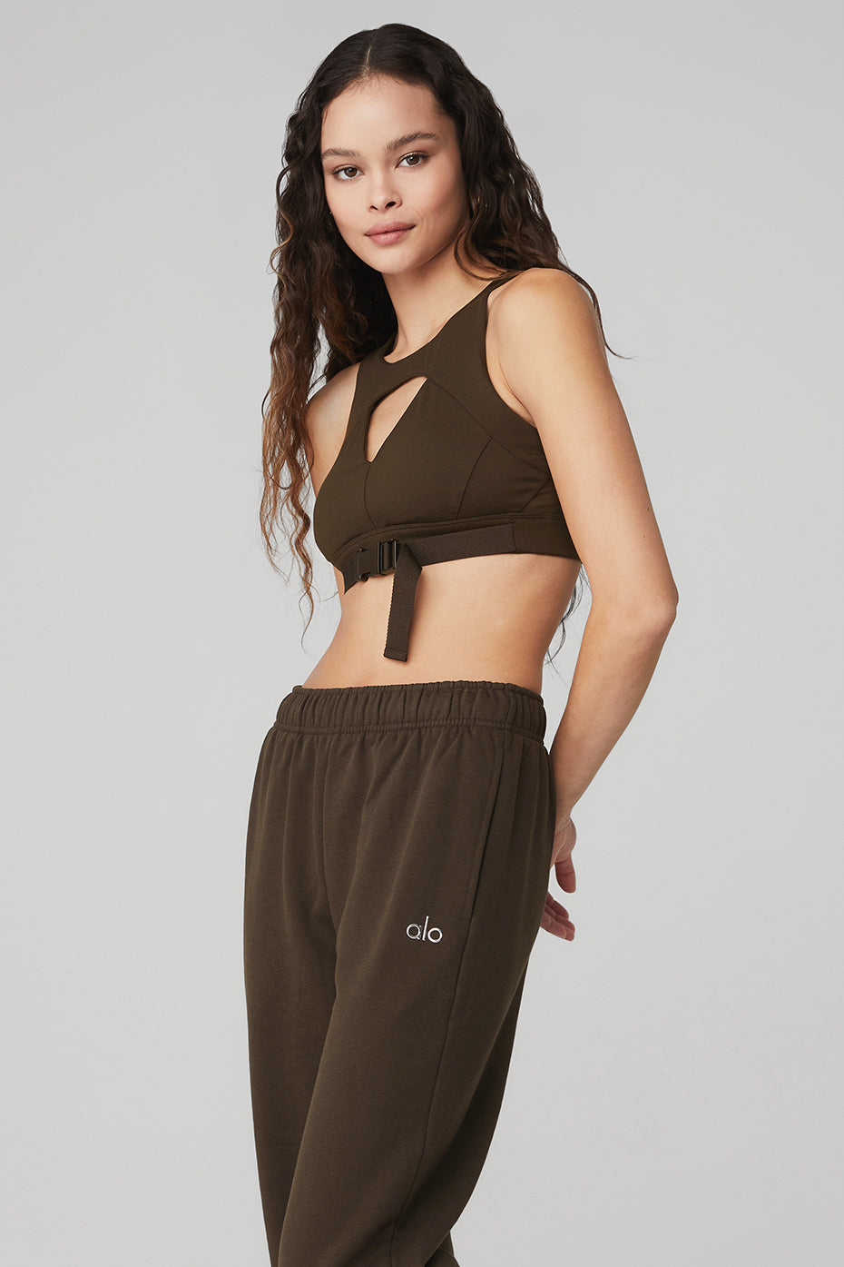 Catch The Vibe Bra - Espresso