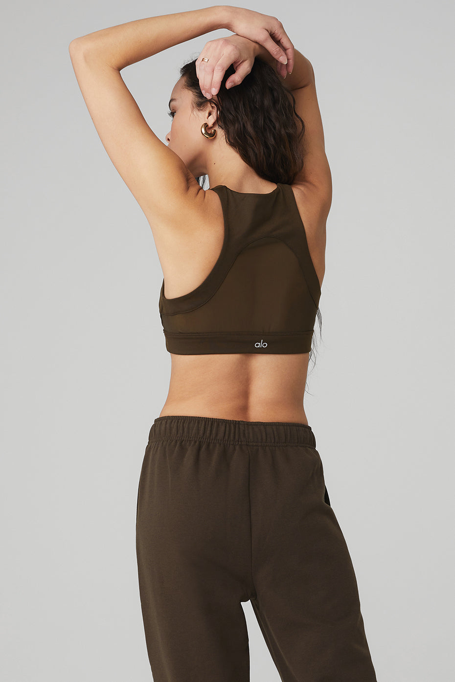Catch The Vibe Bra - Espresso