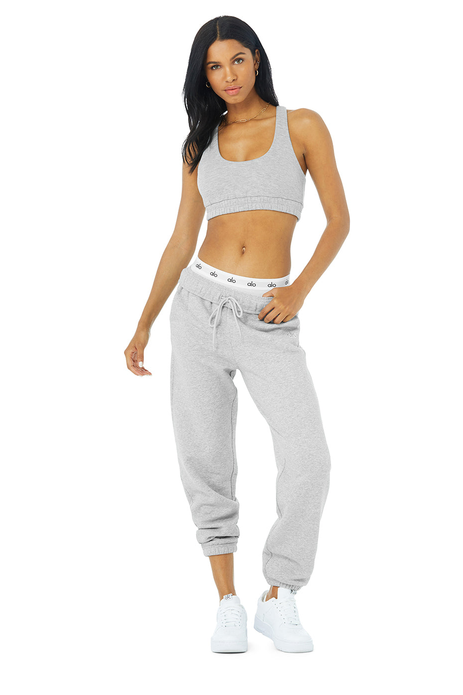 Scoop Neck Sweatshirt Bra & Accolade Sweatpant Set