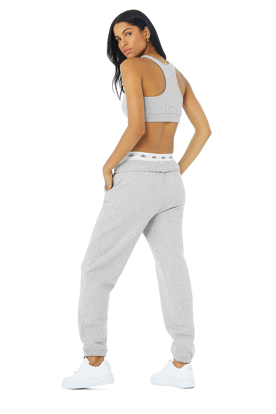 Scoop Neck Sweatshirt Bra & Accolade Sweatpant Set