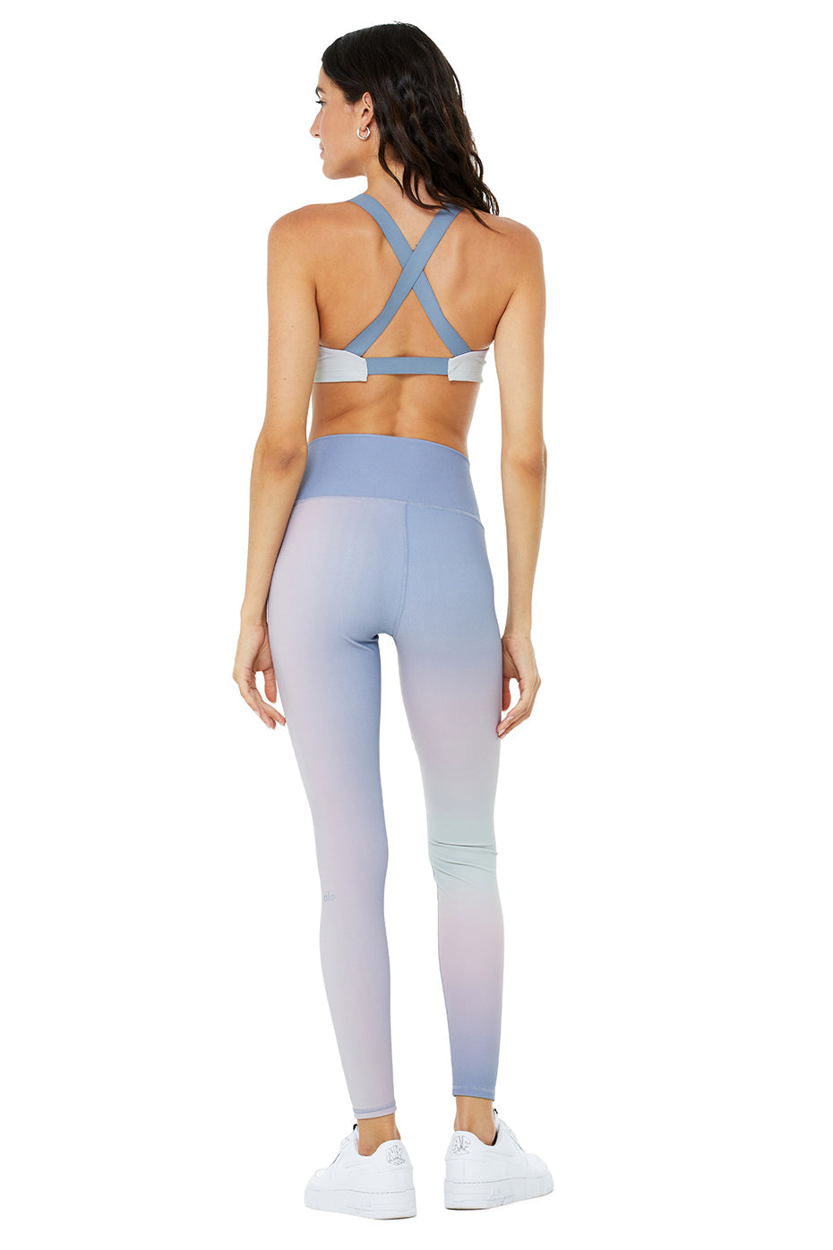 Vapor Gradient Dusk Take Charge Bra & Vapor High-Waist Gradient Dusk Legging Set - Sunrise Sky