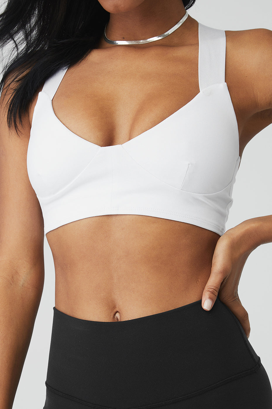 Airbrush Rev It Up Bra - White