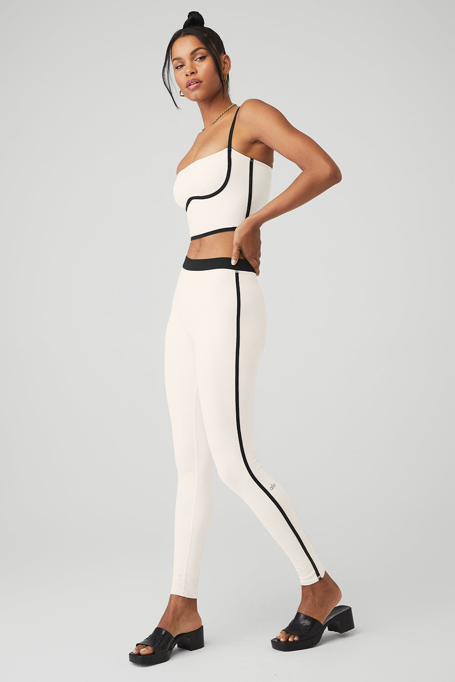 Airbrush Stream Lined Bra Tank & Airbrush High-Waist Stream Lined Legging Set