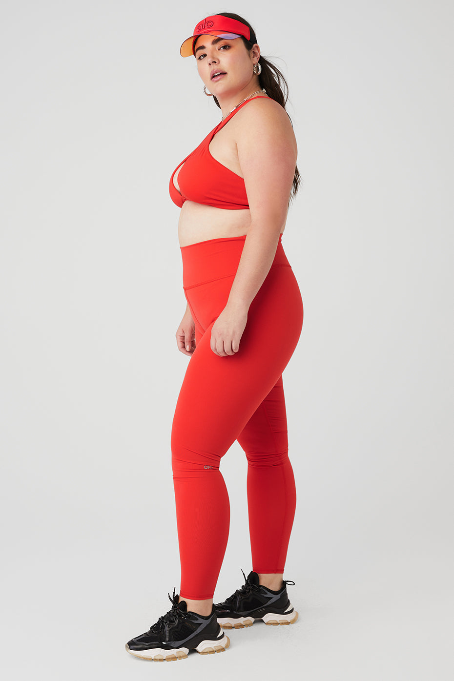 Airbrush Destination Bra & High-Waist Airbrush Legging Set - Red Hot Summer