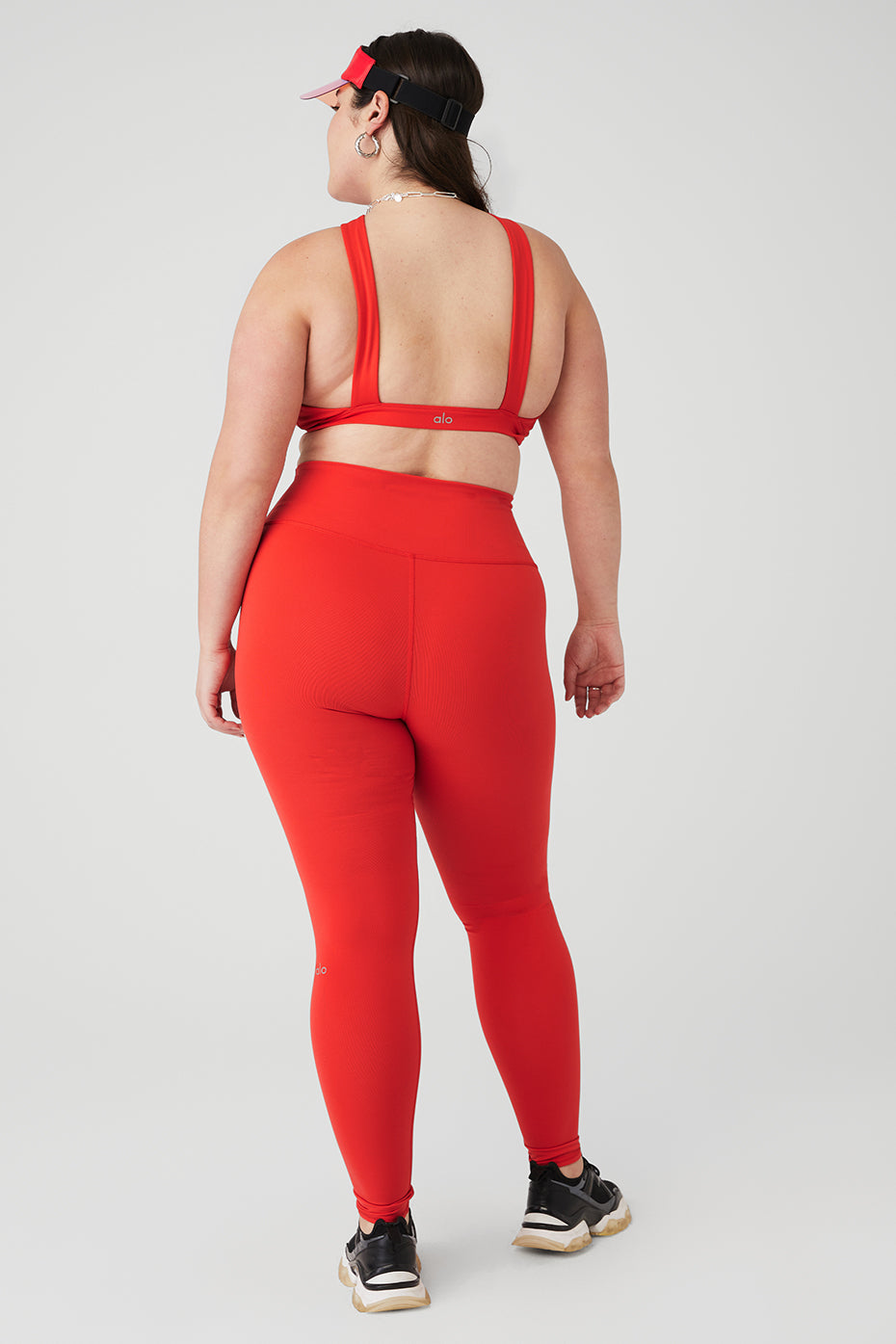 Airbrush Destination Bra & High-Waist Airbrush Legging Set - Red Hot Summer