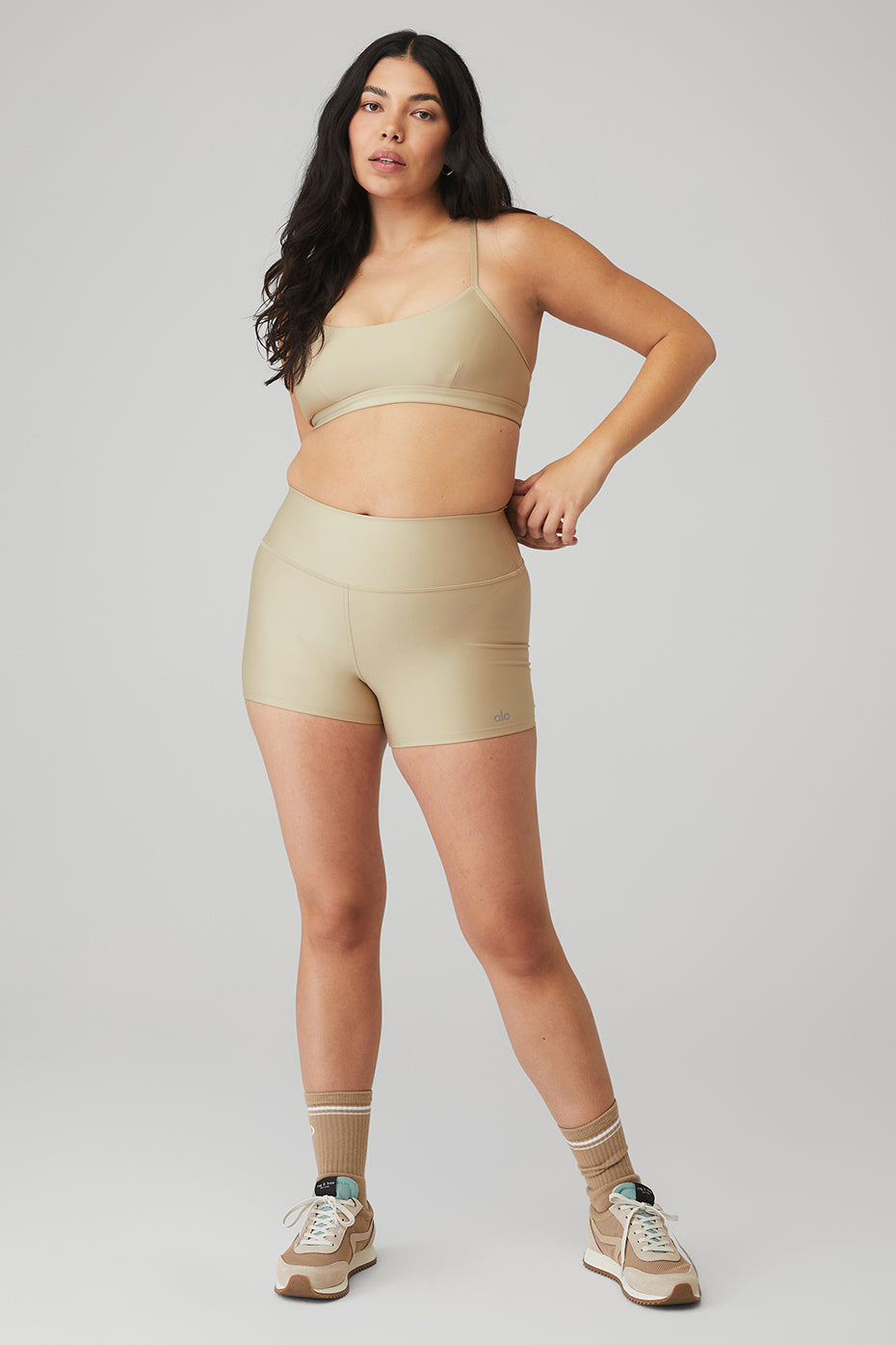 Airlift Intrigue Bra & 3" High-Waist Airlift Short Set - California Sand