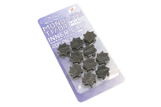 Project Kics M14 Monolith Cap in Black (Only Works For M14 Monolith Lugs) (20 Pcs)