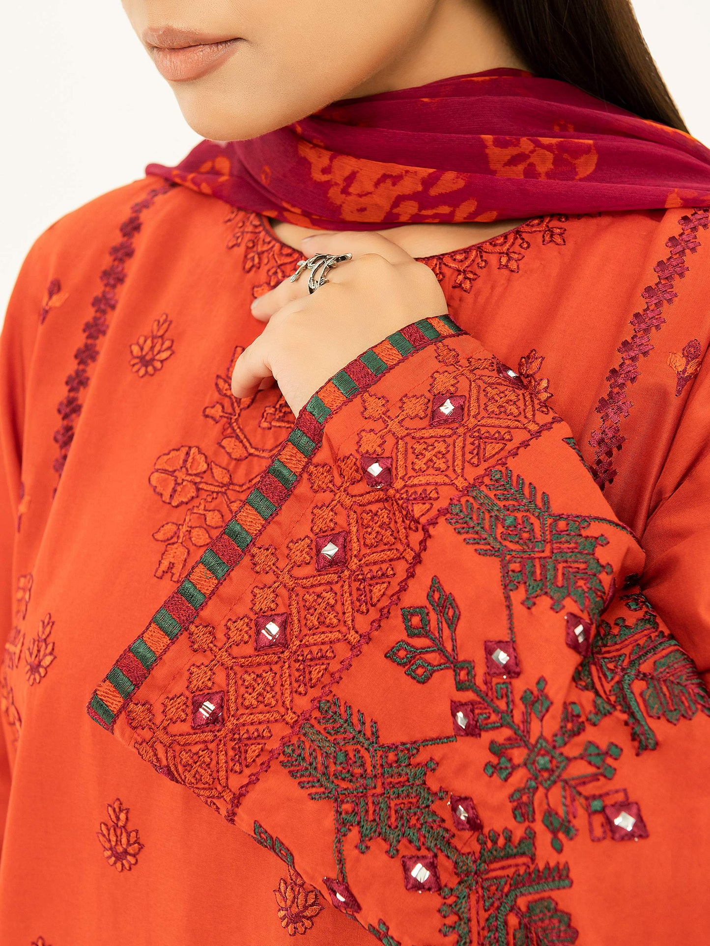 Embroidered Lawn Suit