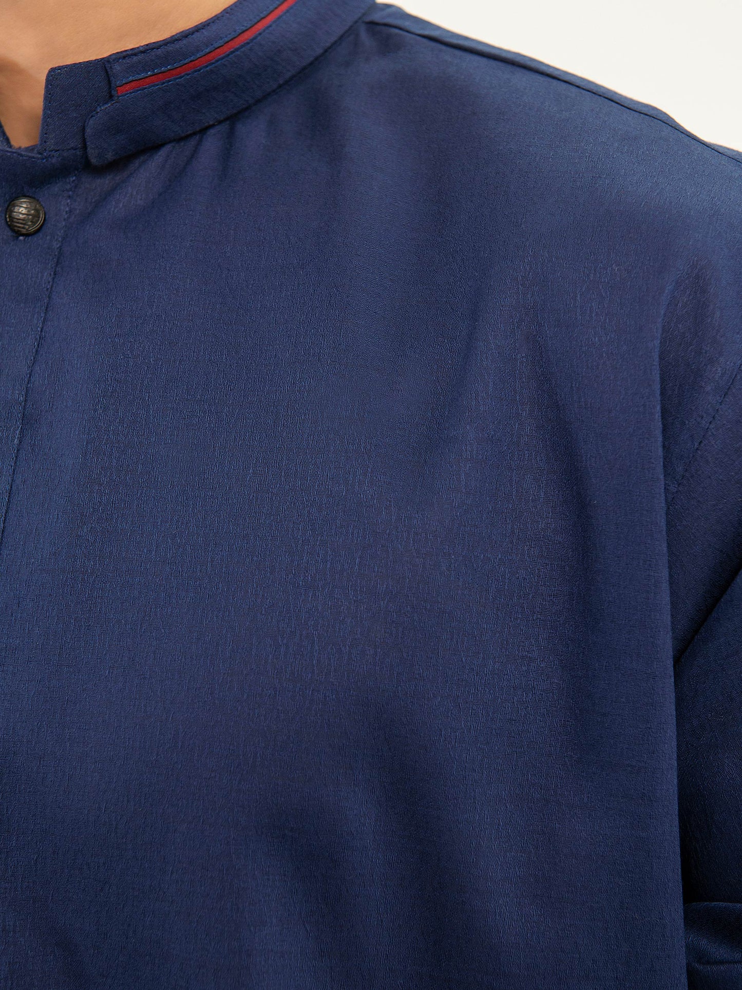Self Jacquard Kurta
