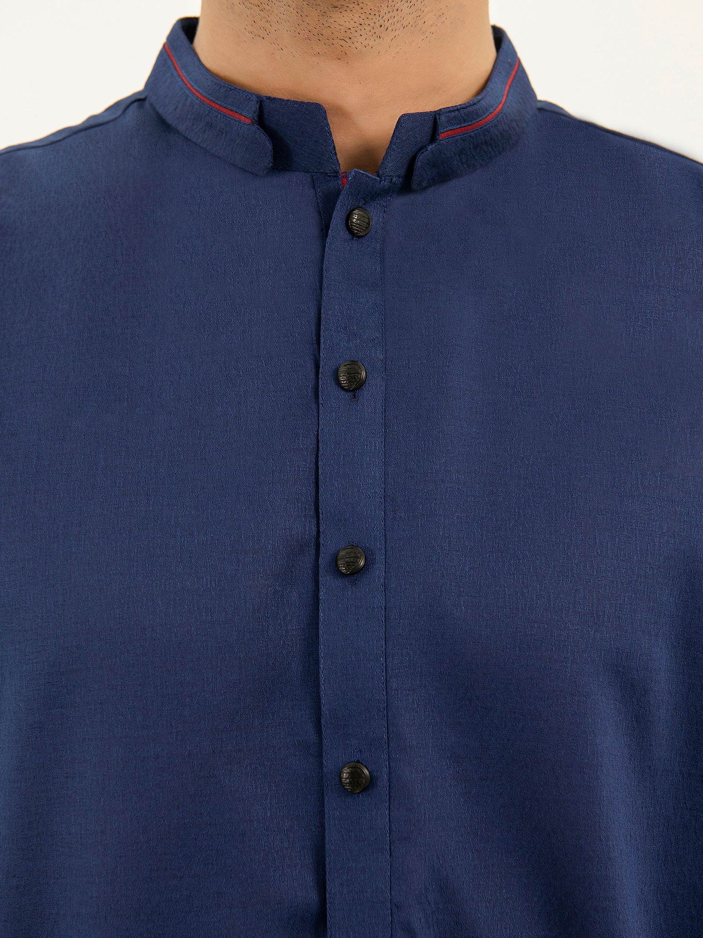 Self Jacquard Kurta