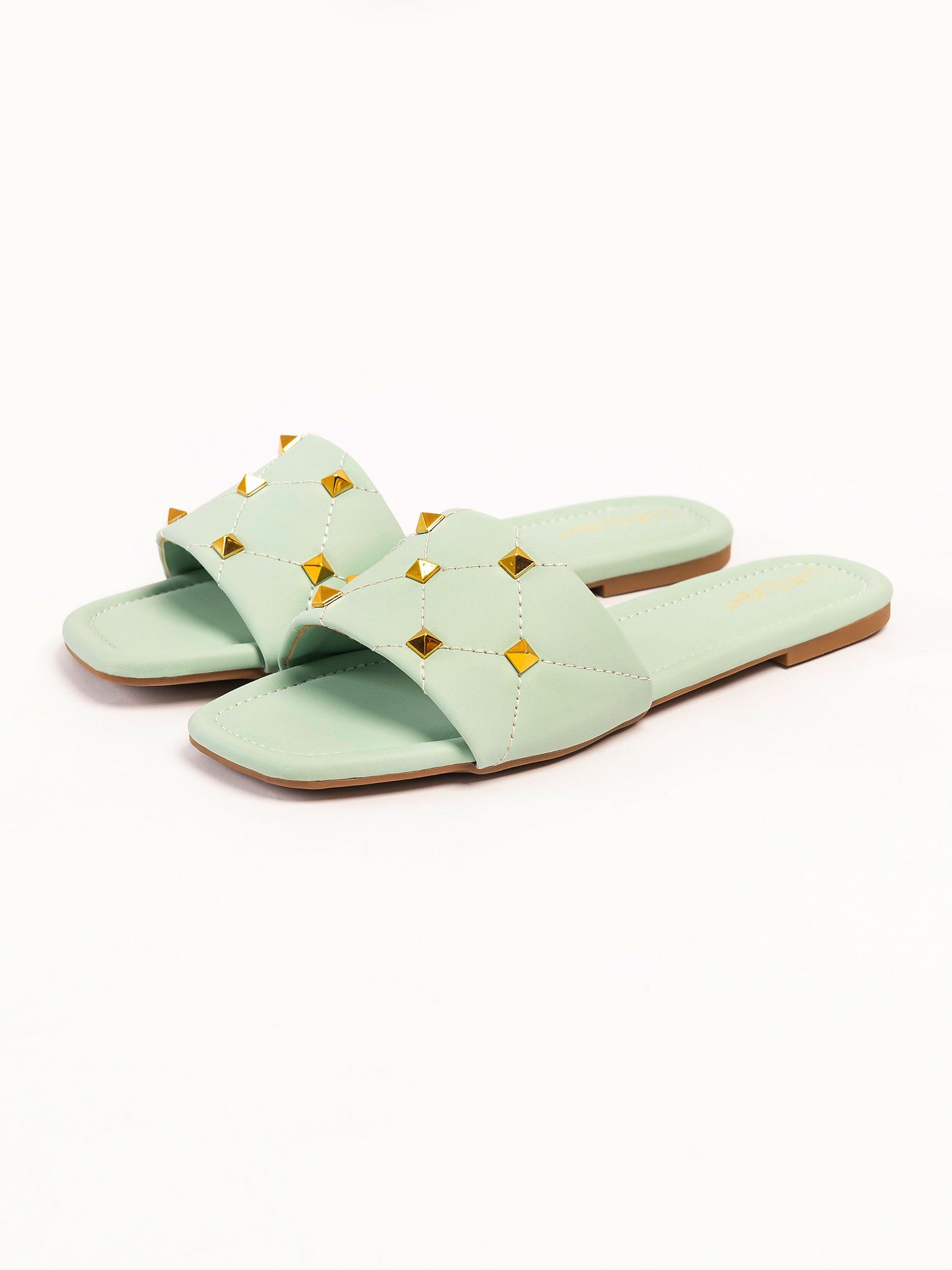 Metallic Crisscross Flats
