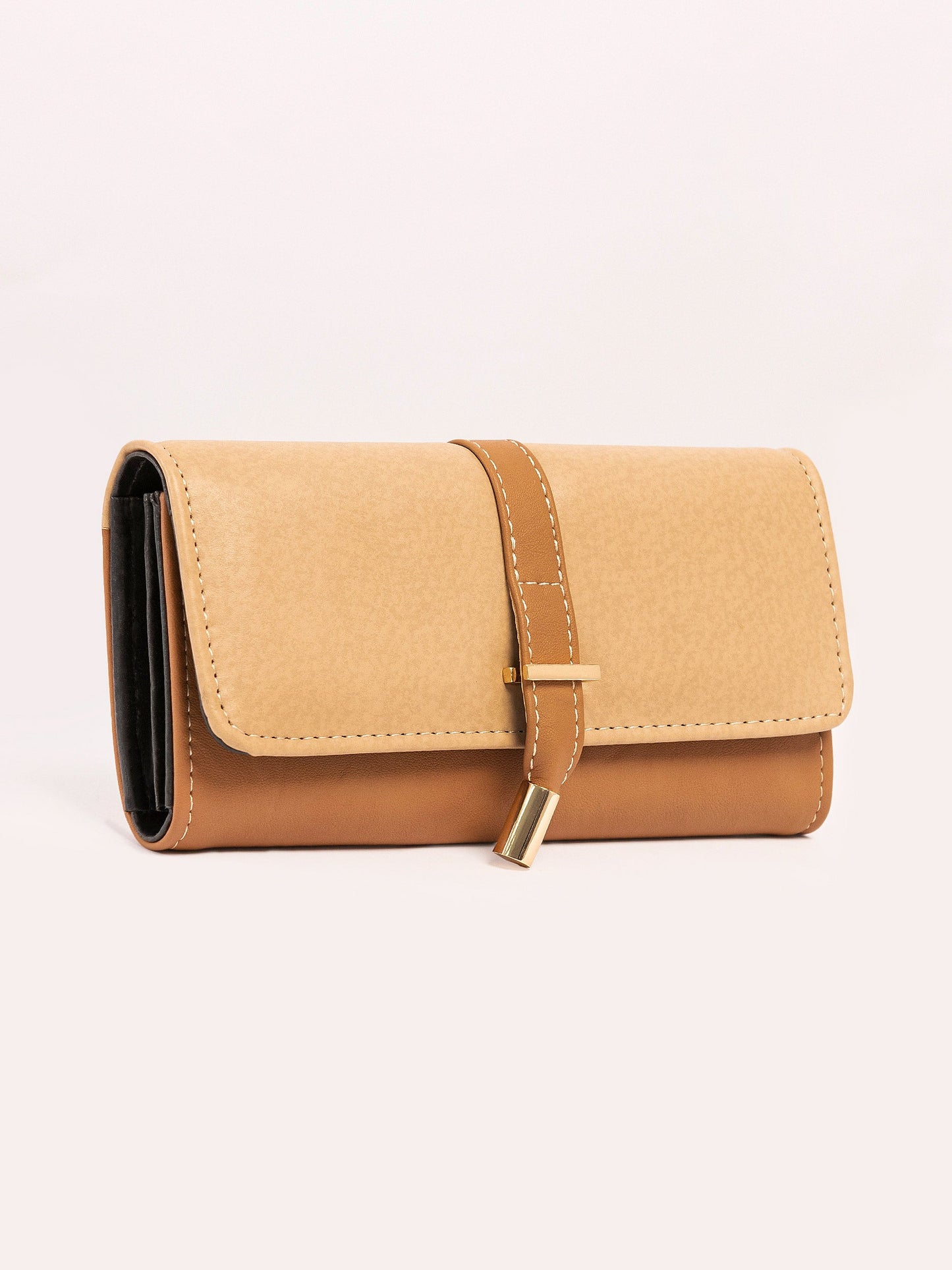 Two Tone Strap Wallet