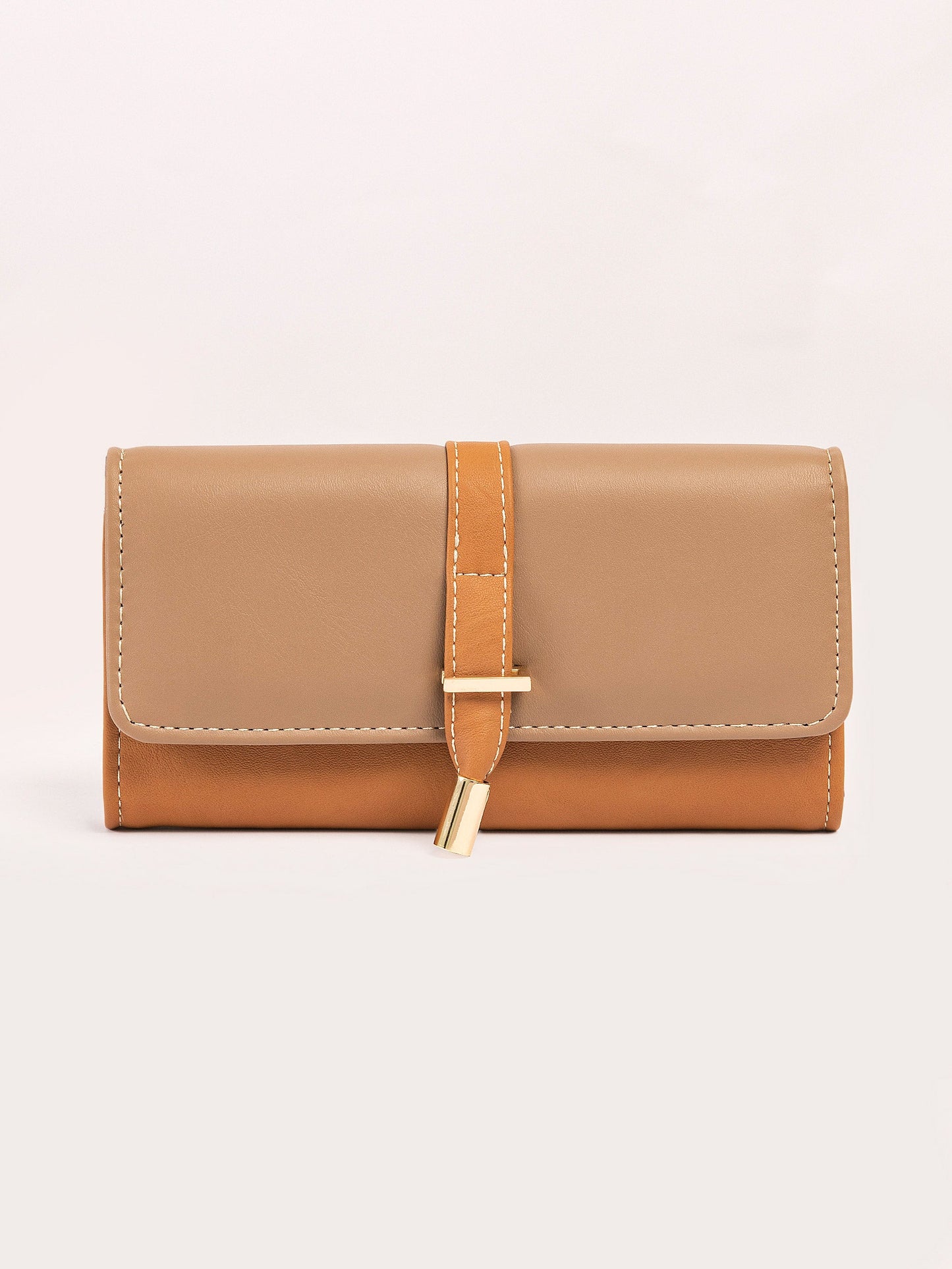 Two Tone Strap Wallet