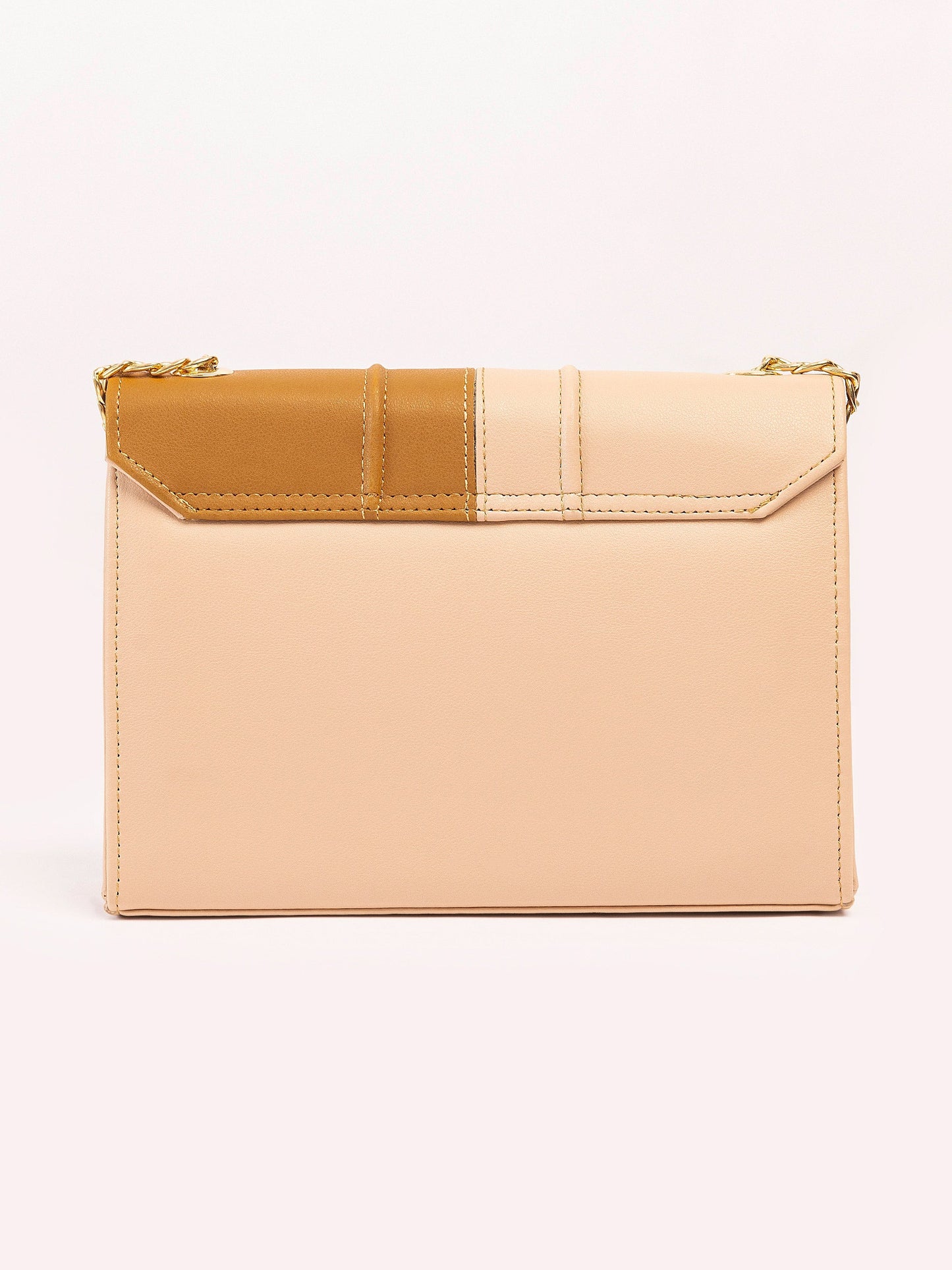 Two Tone Box Handbag