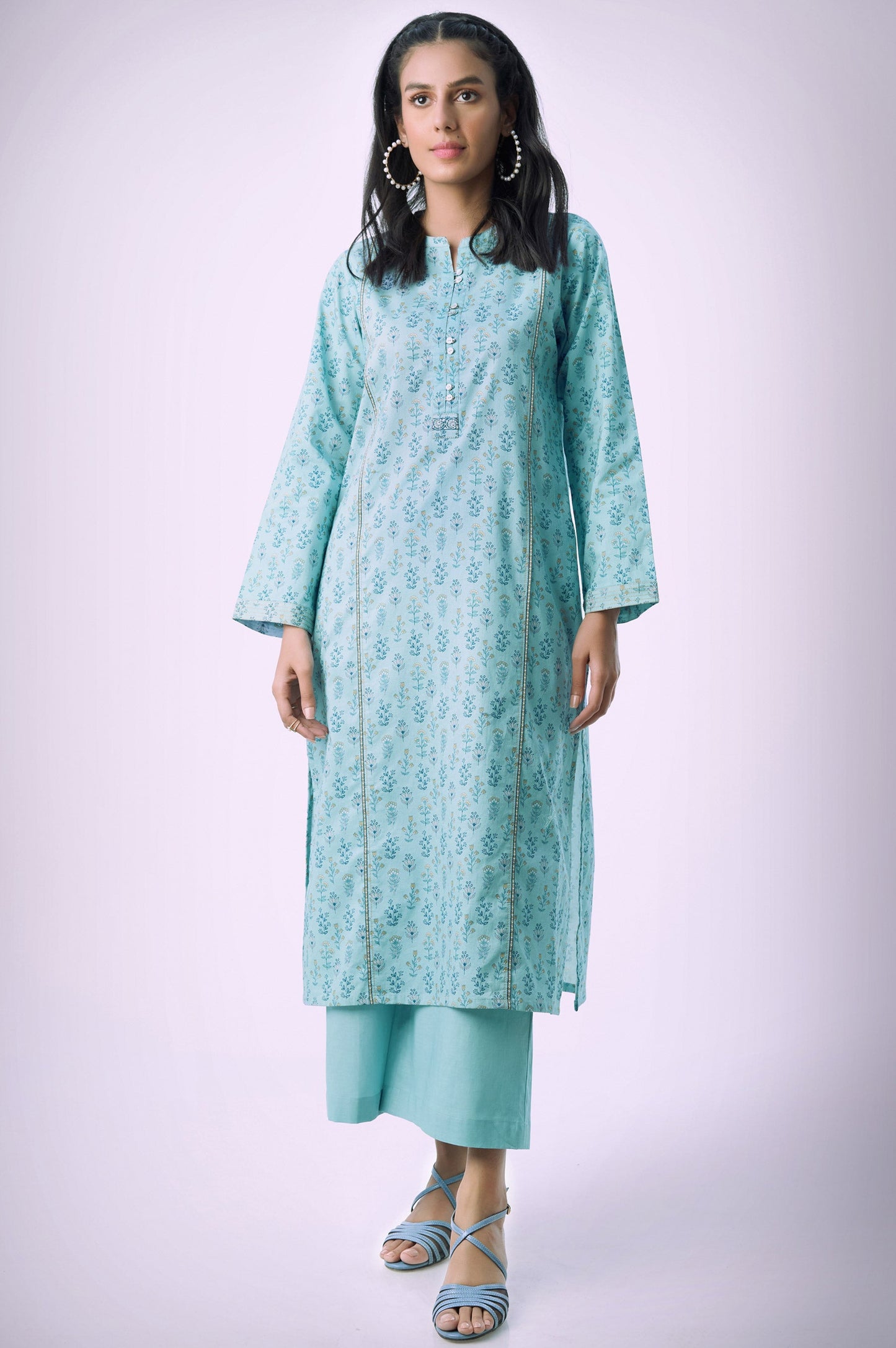 Stitched 2 Piece Printed Lawn Suit